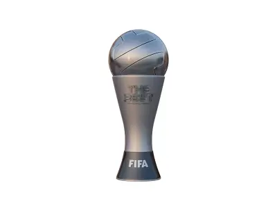 The Best FIFA Football Awards Trophy 3D model