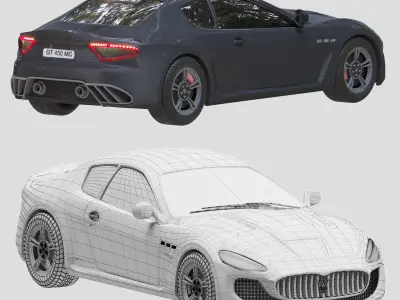 maserati granturismo 3D model