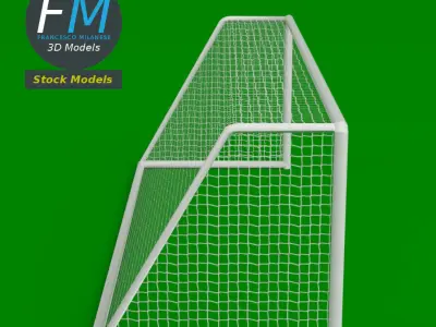 Soccer goal 3D model