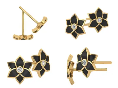 Earrings od98 3D print model