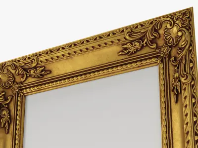 Frame picture gold v5 3D model