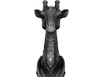 Giraffe Statue Book Holder 3D print model