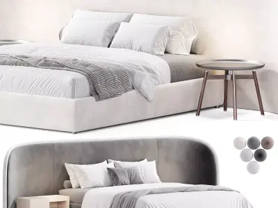 Cazarina Ferrol Bed 3D model
