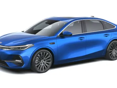 Geely Galaxy A7 2026 3D model