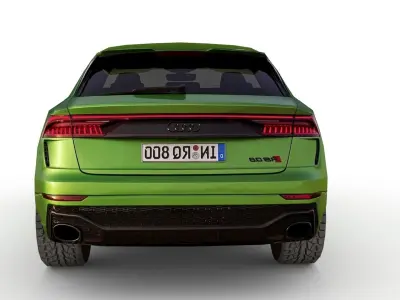 Audi RS Q8 2020  Low-poly 3D model