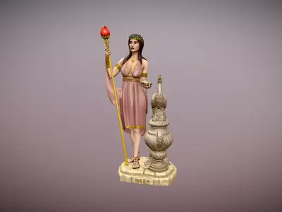 Hera Goddess statue for 3d print 3D print model