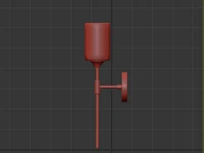 Vintage Wall Light  3D model