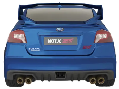 Subaru WRX STI 2019 3D model