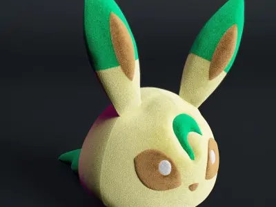 leafeon pokemon kids 3D model