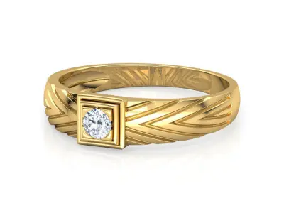Josh Ring For Men 3D print model