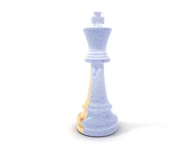 Ivory Chess King model pack Low-poly 3D model