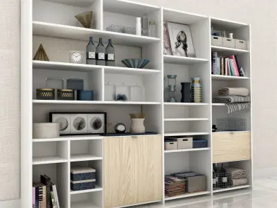 BoConcept Copenhagen shelving 3D model