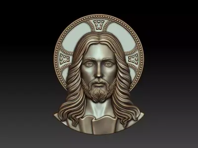 Jesus 2 head 3D print model
