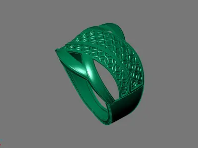 Women Ring Plain Ring Ready STL 3DM Models Womens Rings 3D print model order
