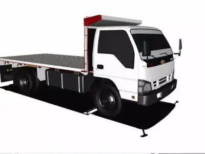 Chevrolet NPR Diesel  Low-poly 3D model