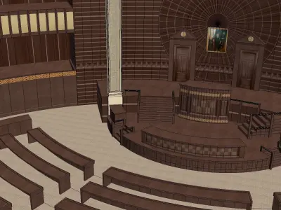 Punjab Assembly interior 3D model
