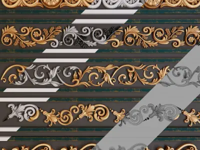 Ornament Trim Vol 02 3D model