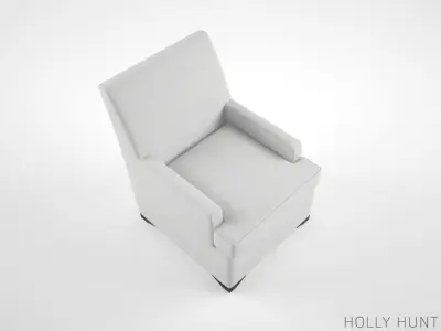Holly Hunt Carlyle lounge chair 3D model