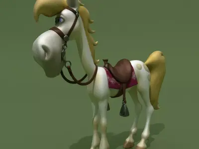 Cartoon Horse Jolly Jumper 3D model