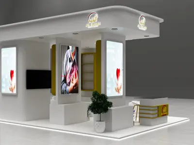 3 simple booth 6x6 3D model