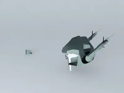 Robot head WIP Free 3D model