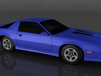 Chevrolet Camaro IROC Low-poly 3D model