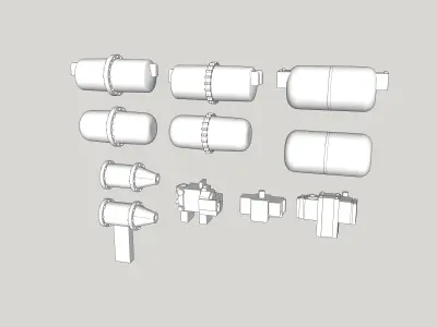 AB Brake Gear Kit HO Free Free 3D print model