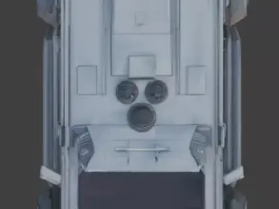 Luxury Tactical Armored Military Car 3D Model Low-poly 3D model