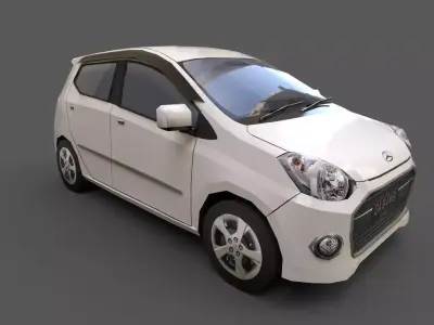 Daihatsu Ayla Low-poly 3D model