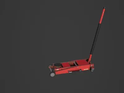 Jack - Wagenheber Low-poly 3D model