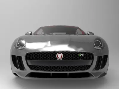 Jaguar F-Type Coupe 2015 3D model