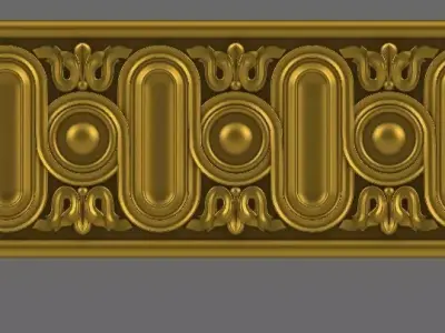 Moulding 3D ornamental model 3D print model purchase