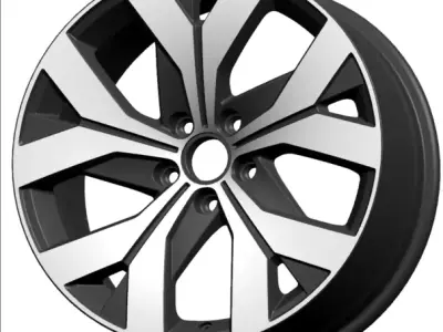 VW Magotan wheel 18 inches 3D model