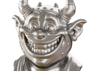 Charming monster sculpture 3D model