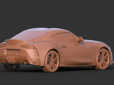 Toyota Supra Mk V 3D print model