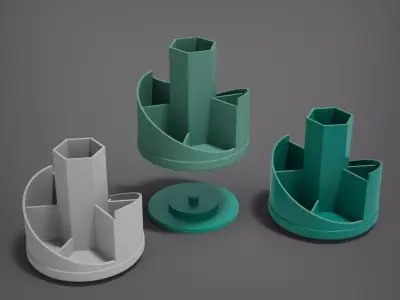 Rotatable Pen Box 3D print model