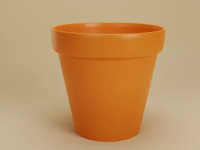 Clay Pot 1 Free 3D model