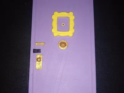 PORTALLAVES PUERTA FRIENDS 3D print model