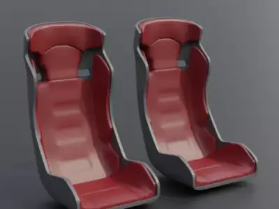 SPORTS SEAT 27F-1 3D print model