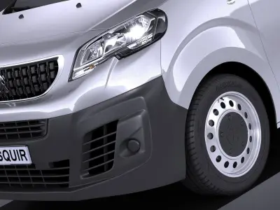 Peugeot Expert 2017 3D model