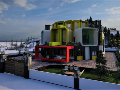 A different home in a location nobody thinks  3D model