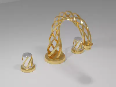 Spiral Art Faucet Free 3D model