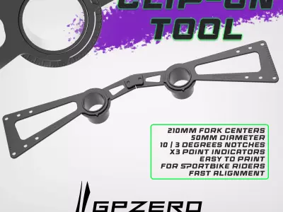 GPZERO CLIPON ALIGNEMENT TOOL FOR 3D PRINT 3D print model