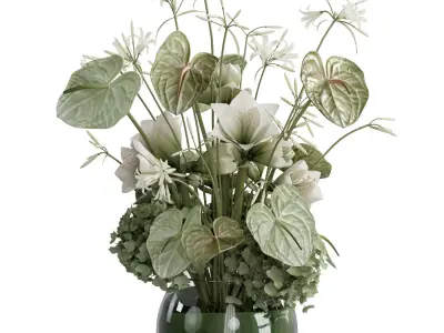 Flower In Vase 81 3D model