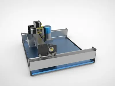 CNC Milling Machine 3D model