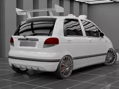 Chevrolet Matiz Taxi 3D model