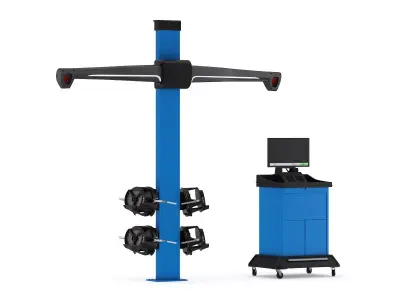  Wheel Alignment Machine 3D model