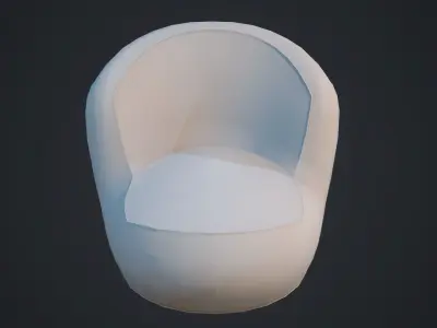 Bean bag chair BPR 3D model
