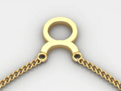 Taurus Original Pendant Design Version 1 3D print model