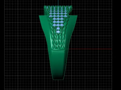 Print Ready STL 3DM  Gents Rings Diamond Men Ring  3D print model 231